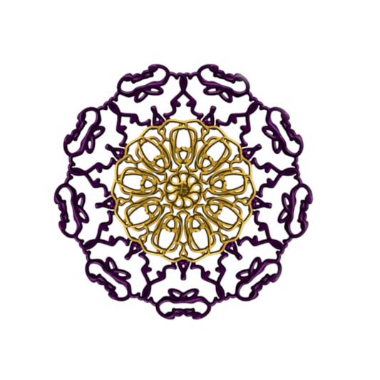 Mándale Negra con Oro